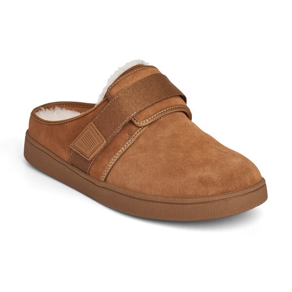 No. 92 Open Back Slipper in Camel